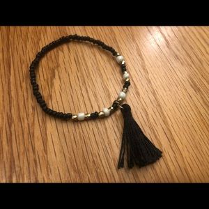 Beaded tassel bracelet